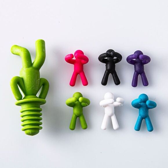 Umbra Drinking Buddy Charms Glass Identifiers & Wine Topper Bar Accessories. NEW - Picture 1 of 7